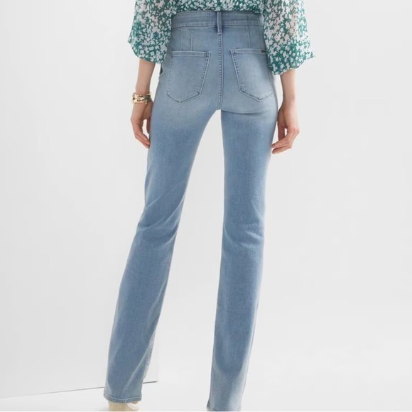 EUC White House Black Market High Rise Everyday Soft Jeans Size 14 - Picture 2 of 12